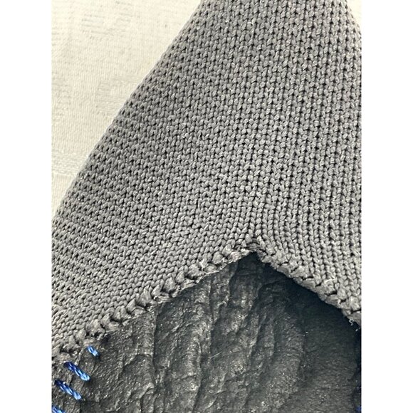 Rothys Womens Black Pointed-Toe Knit Flats Size 8M No insole - Picture 5 of 7